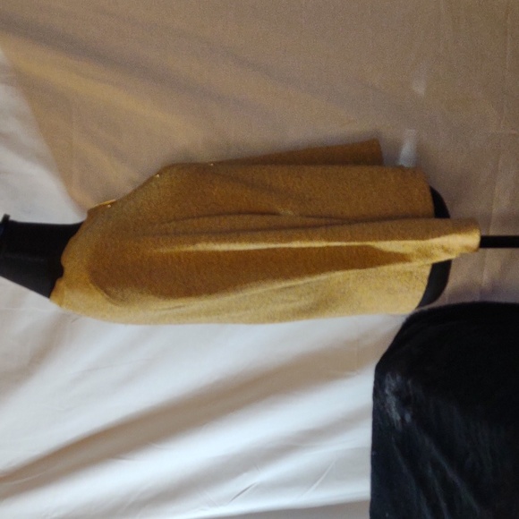 Vintage 80's Gold/Black Zip-Up Wool Blend Cardigan by St. John -Size 8 - Picture 8 of 14